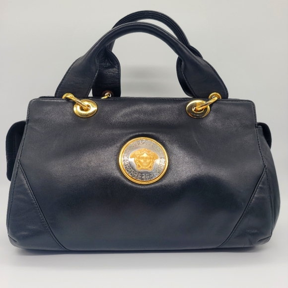 Versace Handbags - GIANNI VERSACE 1990 Couture Lambskin Leather Handbag